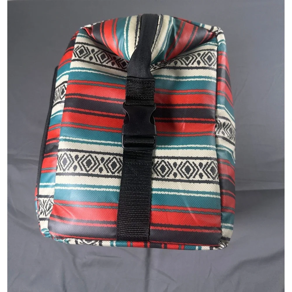 Igloo MaxCold 36 Can Snapdown Cooler Bag Red Blanket Stripe Southwestern Pattern